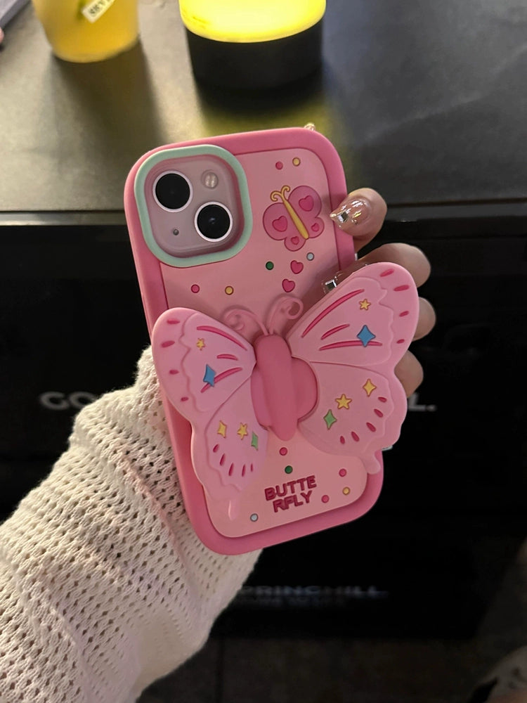 Butterfly Wings Foldable Bracket Phone Cases