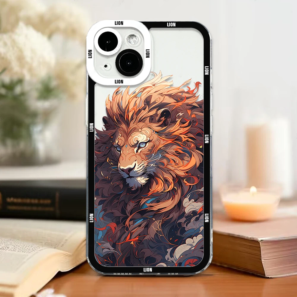 iPhone Case Soft Silicon Lion 03