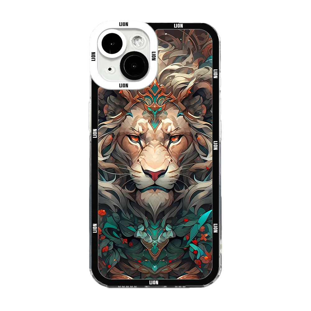 iPhone Case Soft Silicon Lion 02