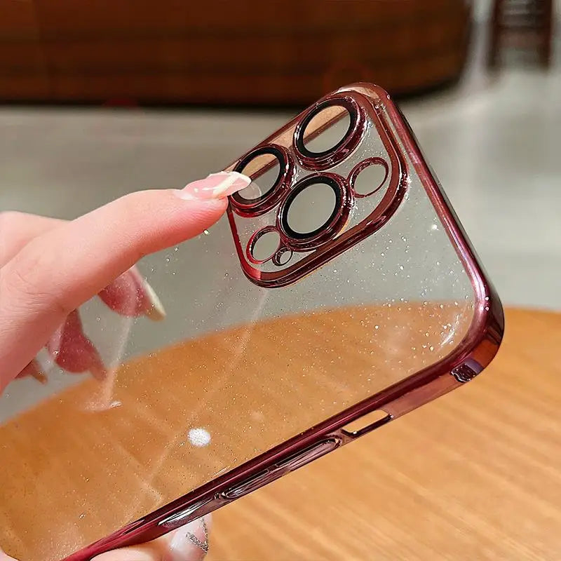 Glitter Transparent Phone Cases