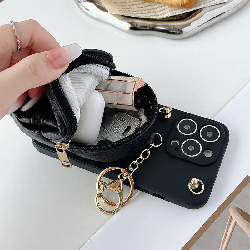 Crossbody iPhone Case MINI Wallet Bag Shoulder Strap