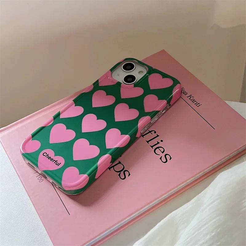 Cute Love Heart IMD Protective Phone Cases