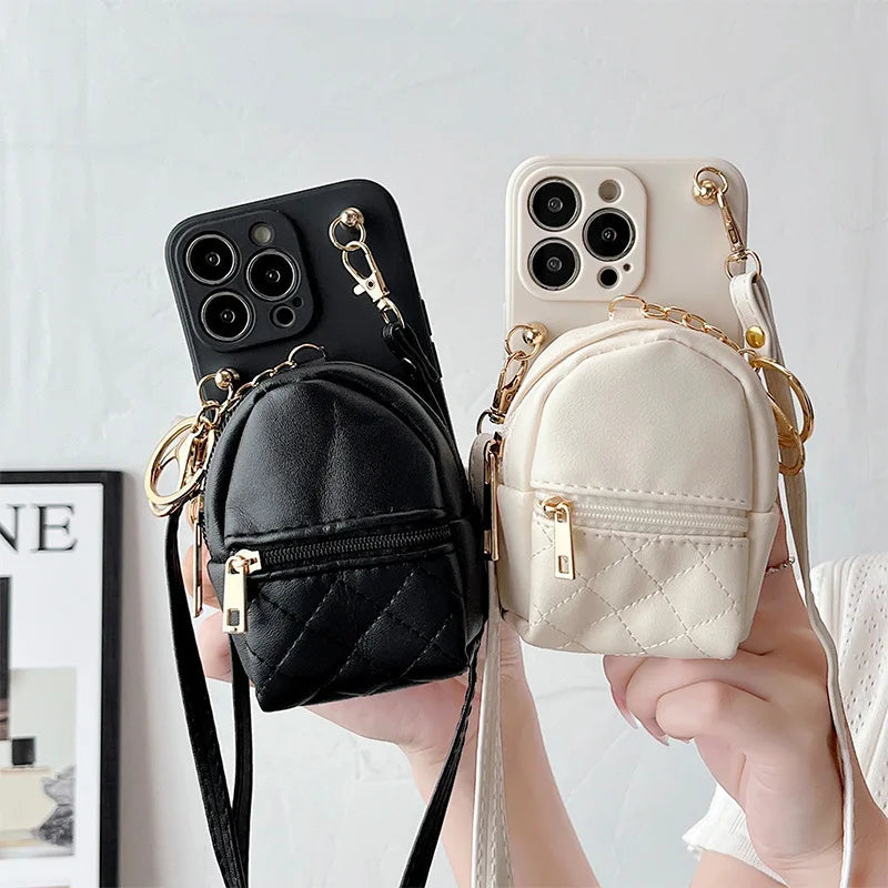 Crossbody iPhone Case MINI Wallet Bag Shoulder Strap