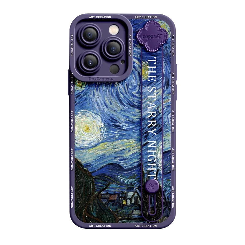 Wrist Band iPhone Case The Starry Night