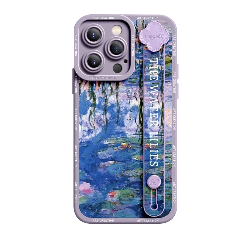 Wrist Band iPhone Case Water Lilies