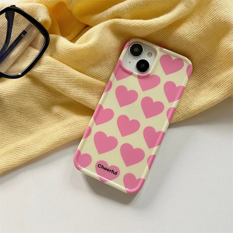 Cute Love Heart IMD Protective Phone Cases