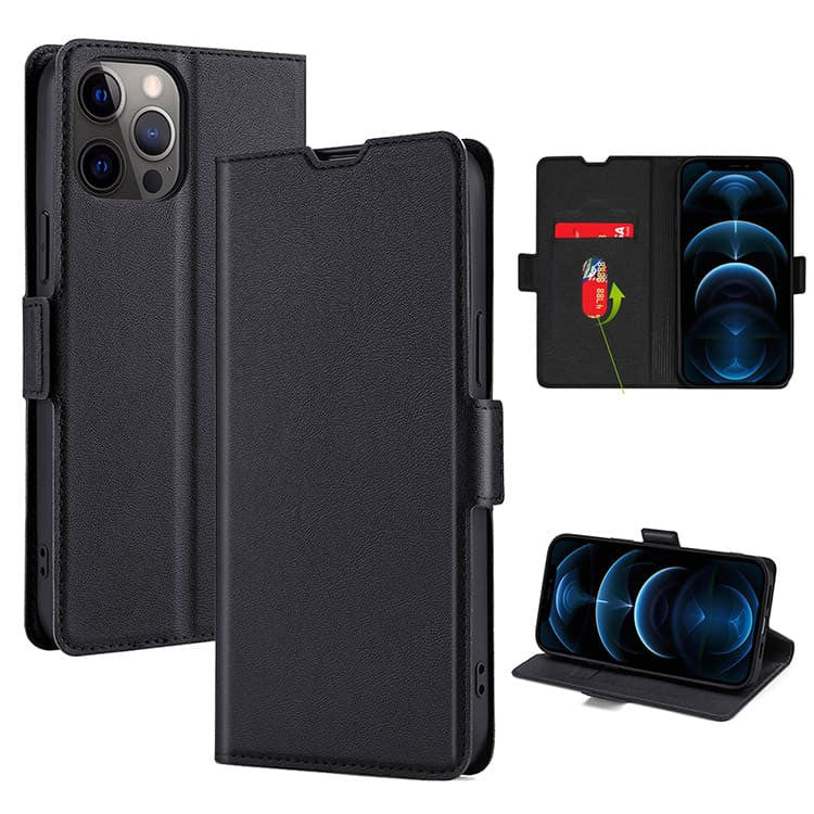Leather Wallet Phone Case - Full Body Protective Case