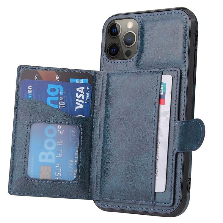 Magnetic Folio Wallet Phone Case - Credit Card Holder