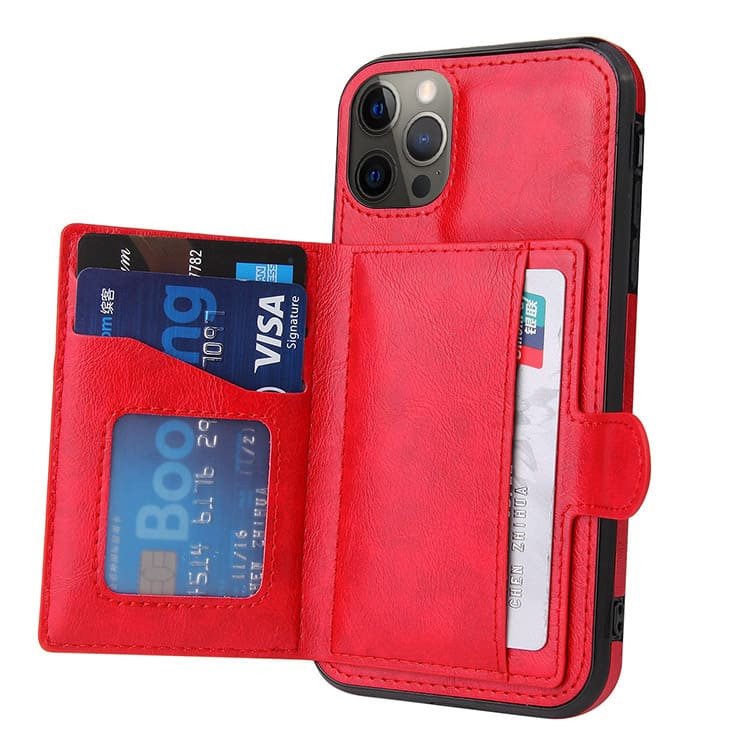 Magnetic Folio Wallet Phone Case - Credit Card Holder
