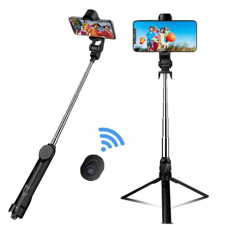 Selfie Stick with Tripod,Wireless Bluetooth Selfie Stick Tripod,Phone Holder with Wireless Remote Shutter for Smartphone